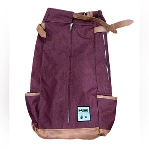 K9 Sportsack Dog Carrier - Burgundy, Size Large